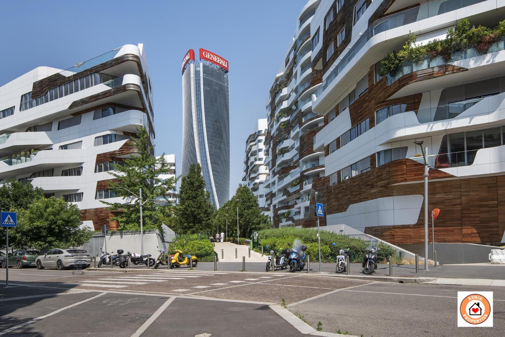 Fiore Milanese - San Siro, Fiera & City Life - Rinnovamento Facciata Palazzo In Corso Exteriör bild